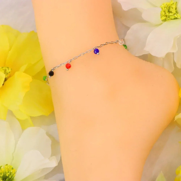 Minimalist Anklet, Sleek & Modern Design, Women’s Fashion, YC110355-A - Picture 9 of 10